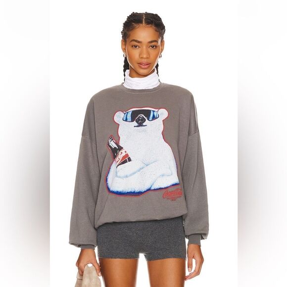 POLAR BEAR COCA COLA JUMPER IN Black The Laundry Room New - Picture 1 of 9